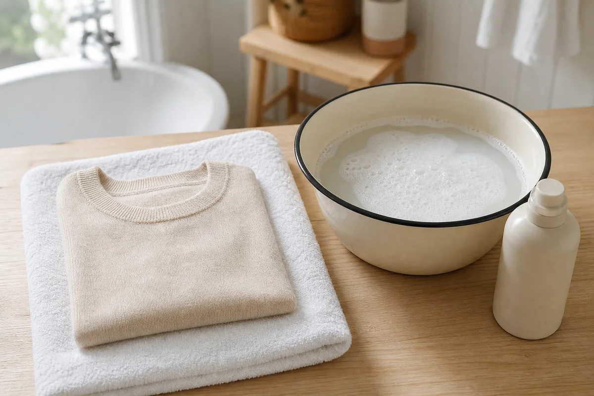 Comment laver un pull en cachemire sans l'abîmer
